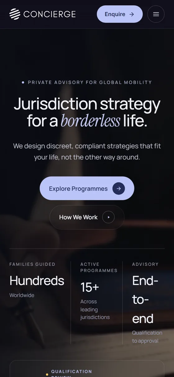 Concierge on mobile