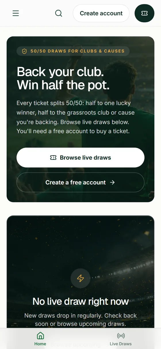 FanFund on mobile